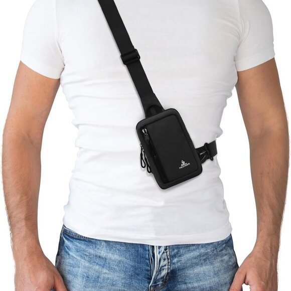 Small Crossbody Bag for Men Women Mini Sling Bag Travel Running Phone Daypack Cr - Picture 7 of 8